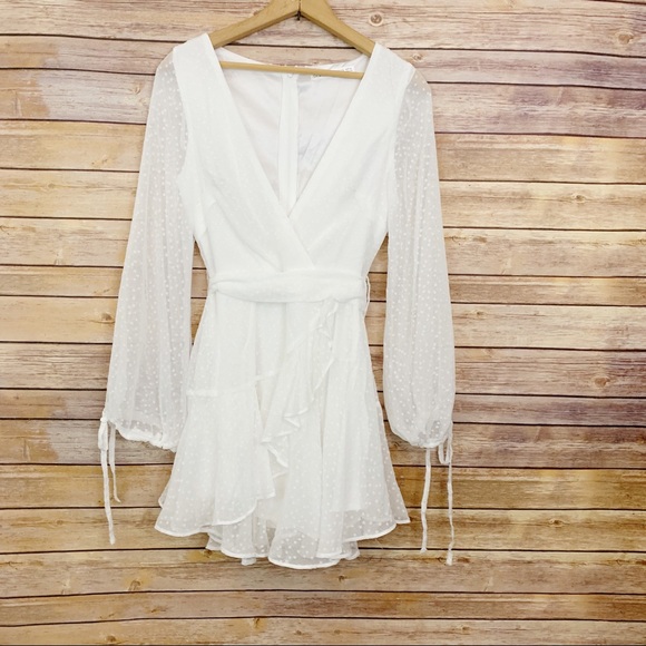 saints and secrets white dress